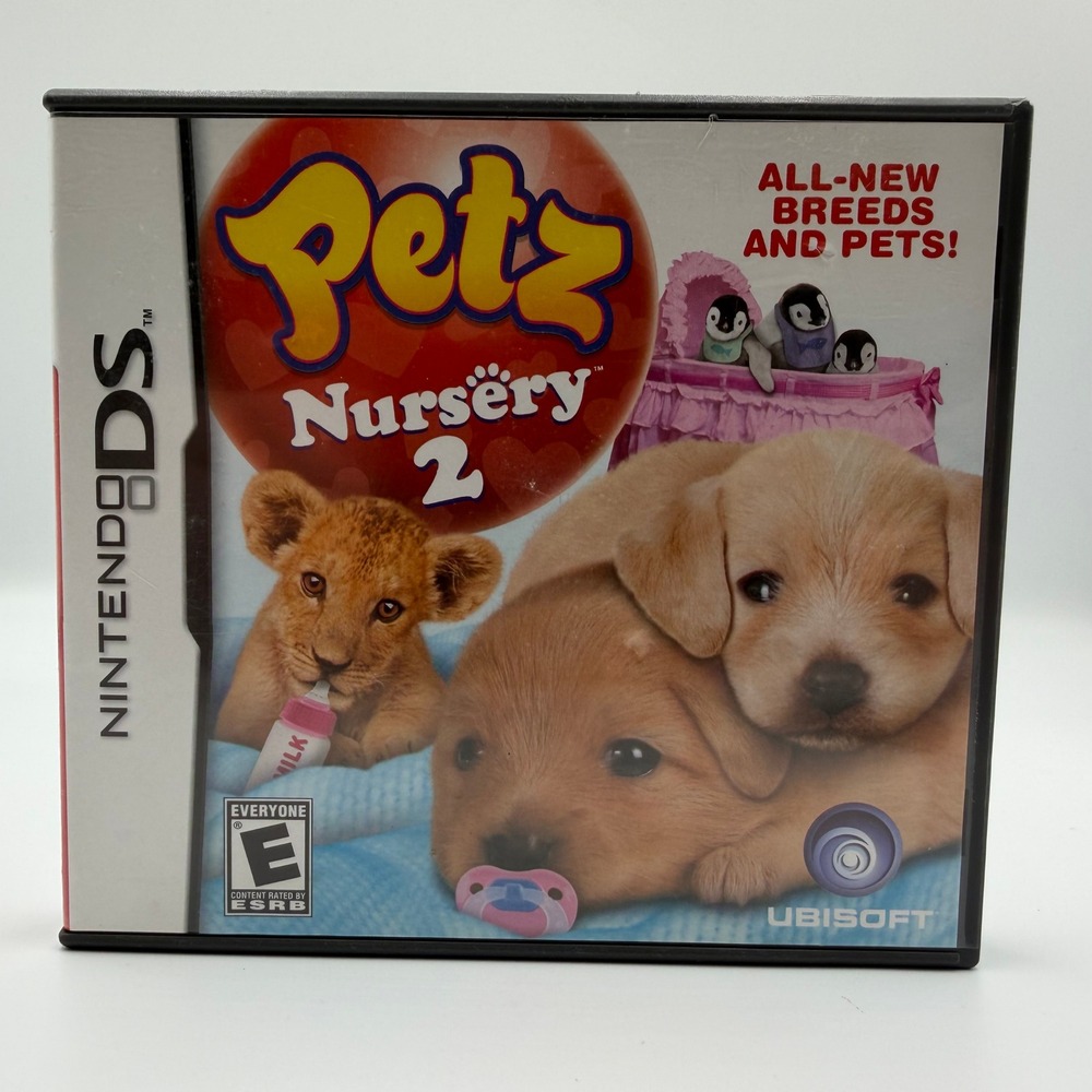 Petz Nursery 2 Nintendo DS Case ONLY No Game Ubisoft 2010